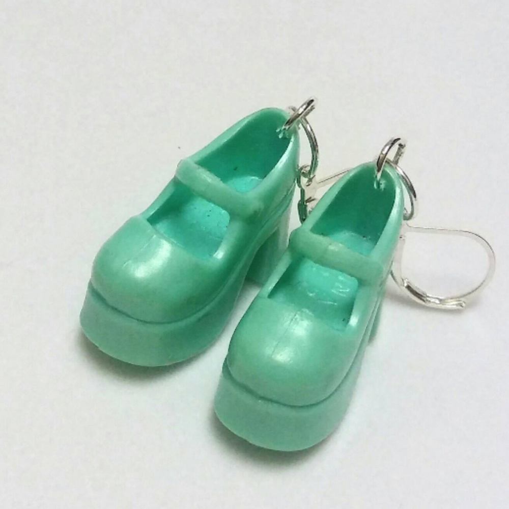 Earrings Mint Green Fashion Shoes Handmade